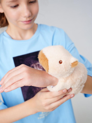 Игрушка-браслет меховой на руку - Капибара