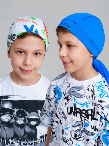 Бандана трикотажная для мальчиков, 2 шт в комплекте