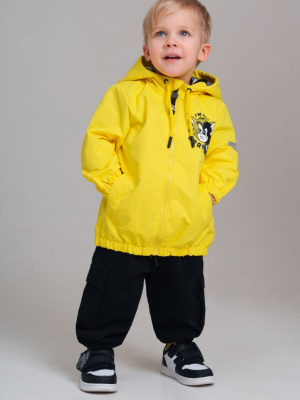 Куртка детская текстильная с полиуретановым покрытием для мальчиков (ветровка)