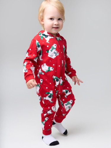 Пижама-комбинезон детская трикотажная для девочек