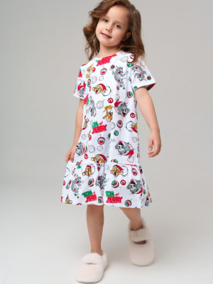 Сорочка ночная трикотажная для девочек