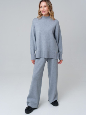 Комплект трикотажный для женщин: джемпер, брюки