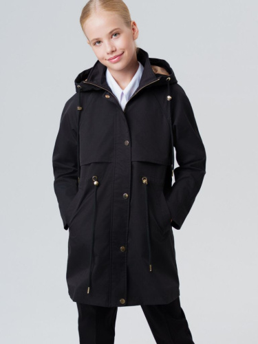 Плащ текстильный с полиуретановым покрытием для девочек