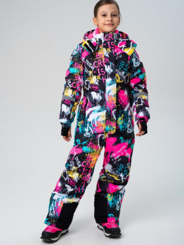 Комбинезон текстильный с полиуретановым покрытием для девочек
