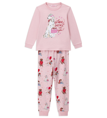 Пижама с длинным рукавом для девочки
