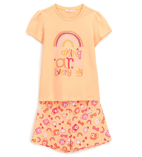 Пижама с коротким рукавом для девочки