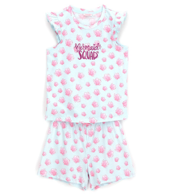 Пижама с коротким рукавом для девочки