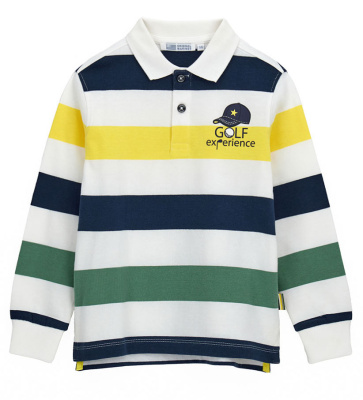 Поло с длинным рукавом для мальчика