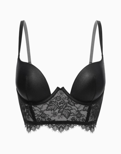 Бюстгальтер бюстье Пуш-ап с формованными чашками на стане CD1031