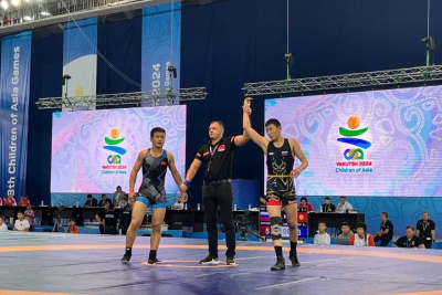 Два золота, два серебра и бронзу завоевали борцы Якутии на играх «Дети Азии» / Карина Оконешникова   