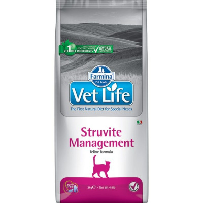 Farmina Vet Life Cat Struvite Management ветеринарный корм для взрослых кошек и котов при рецидивах мочекаменной болезни струвитного типа диетические супер премиум для взрослых с курицей мешок Импортный корм 1 уп. х 1 шт. х 10 кг