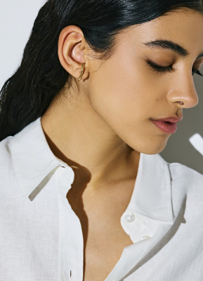 Серьги женские, Золотой