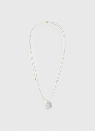 Женское колье, Белый