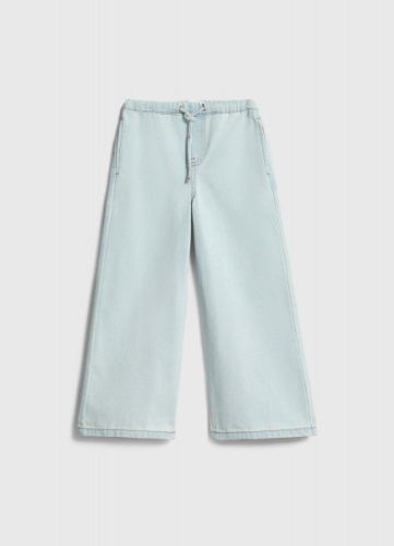 Джинсы Wide leg для девочек, Голубой