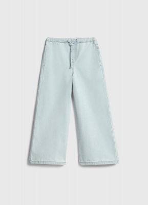 Джинсы Wide leg для девочек, Голубой