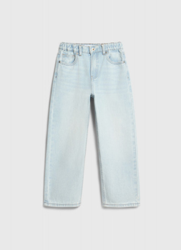 Джинсы Wide leg для девочек, Голубой