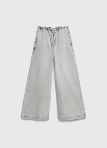 Джинсы Wide leg для девочек, Серый