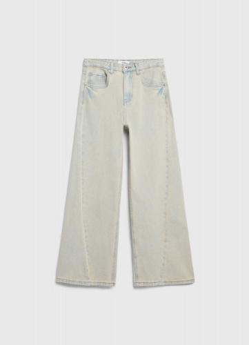Джинсы Wide leg для девочек, Голубой