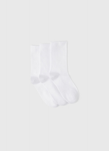 Комфортные носки, 3 пары, Белый