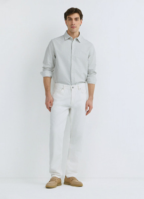 Зауженные джинсы Tapered fit, Белый