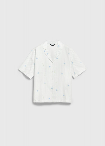 Рубашка пижамная, Белый