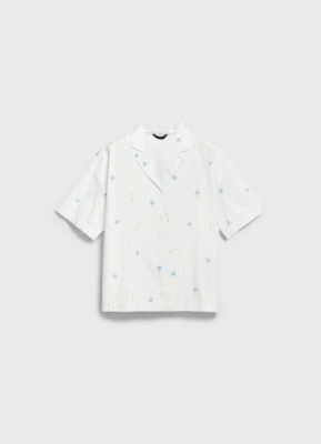 Рубашка пижамная, Белый