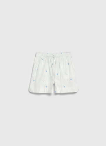 Шорты пижамные, Белый