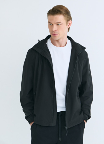 Лёгкая куртка из флиса, Черный