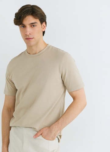 Базовая футболка, Бежевый