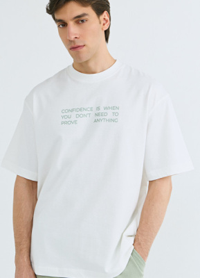 Футболка с фотопринтом, Белый