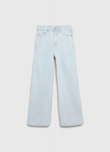 Джинсы Wide leg для девочек, Голубой