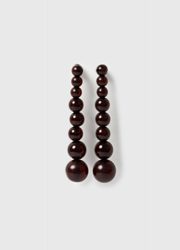 Серьги женские, Коричневый