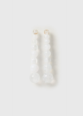 Серьги женские, Белый