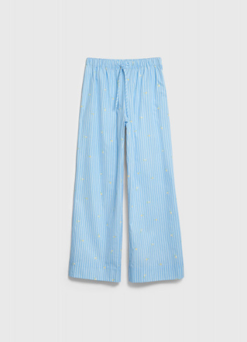 Брюки пижамные, Голубой
