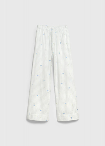 Брюки пижамные, Белый