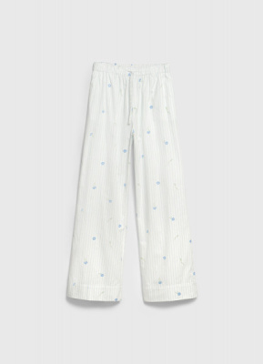 Брюки пижамные, Белый