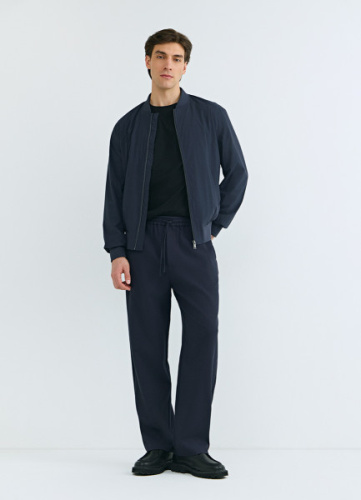 Бомбер на молнии, Синий