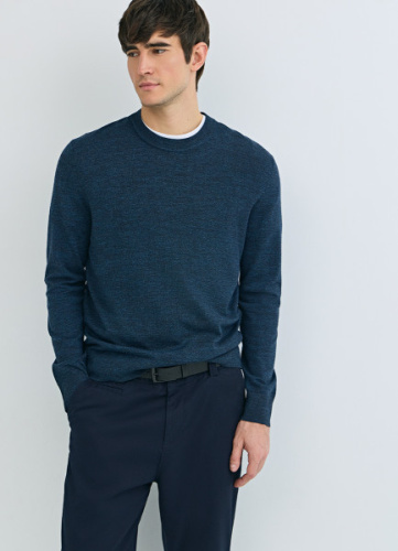 Джемпер с содержанием вискозы, Зеленый