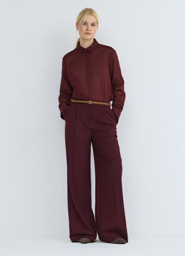 Прямые брюки со стрелками, Фиолетовый