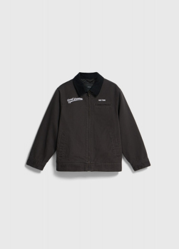 Утеплённая куртка из канваса для мальчиков, Серый