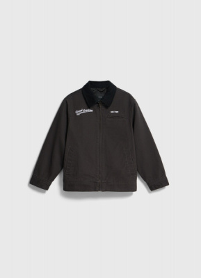 Утеплённая куртка из канваса для мальчиков, Серый