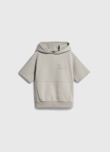 Худи с коротким рукавом для мальчиков, Серый