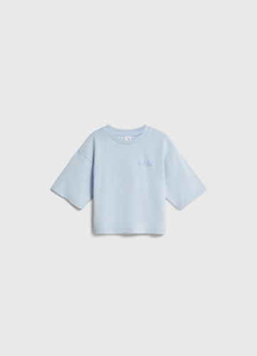 Футболка с принтом для девочек, Голубой