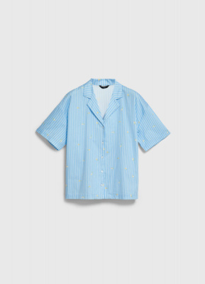 Рубашка пижамная, Голубой