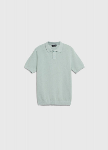 Вязаное поло для мальчиков, Зеленый