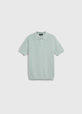 Вязаное поло для мальчиков, Зеленый