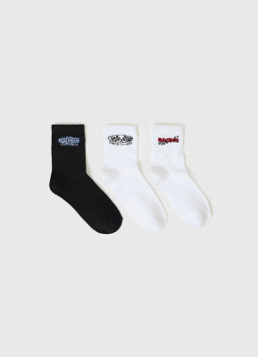 Носки для мальчиков, 3 пары, Черный