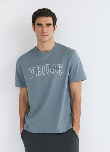 Футболка с принтом, Зеленый