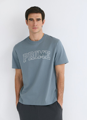 Футболка с принтом, Зеленый