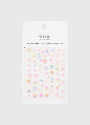 Набор наклеек для ногтей для девочек, Мультицвет